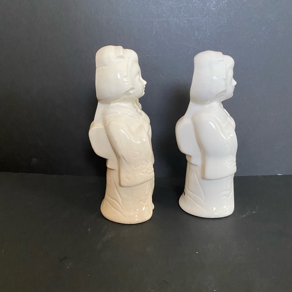 VTG Benihana Japanese Kimono Geisha Girl Porcelain Planters / Figurines/ Vases - Picture 14 of 14